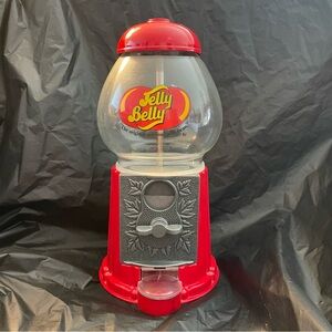 VTG jelly belly beans  diecast metal dispensing bank.